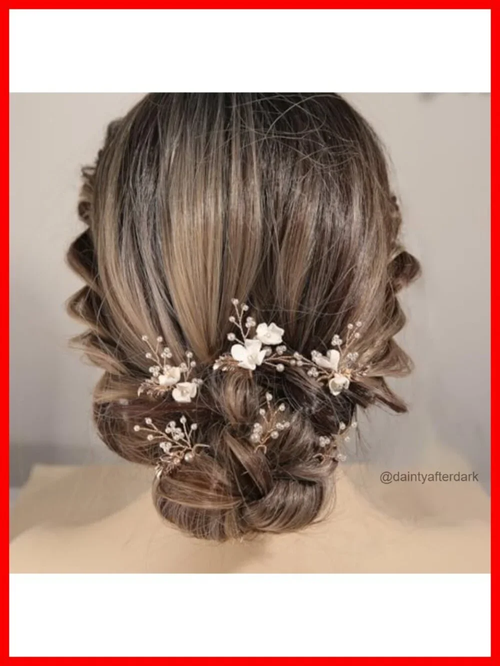 Handmade Pearl Bridal Hair Pins Wedding Hair Accessories for Women
